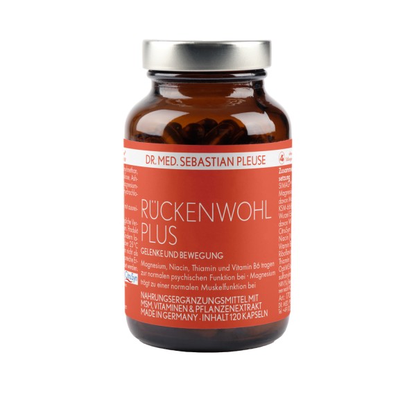 Dr. med. Sebastian Pleuse Rückenwohl Plus 120 Kapseln