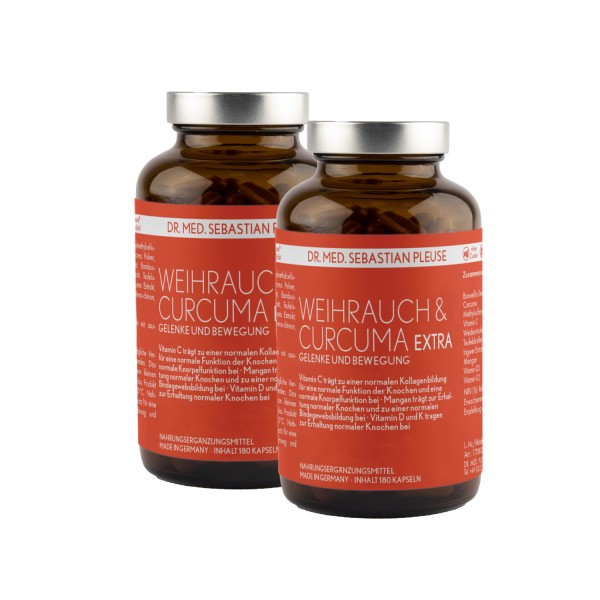 Weihrauch & Curcuma EXTRA DOPPELPACK (6 Monate)